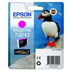 Epson T3243 Puffin Magenta Standard Capacity Ink Cartridge 14ml - C13T32434010 Image
