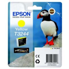 Epson T3244 Puffin Yellow Standard Capacity Ink Cartridge 14ml - C13T32444010 Image