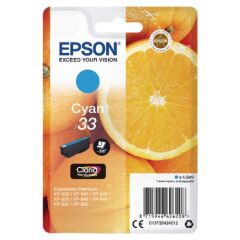 Epson 33 Oranges Cyan Standard Capacity Ink Cartridge 4.5ml - C13T33424012 Image