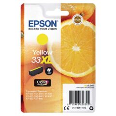 Epson 33XL Oranges Yellow High Yield Ink Cartridge 9ml - C13T33644012 Image