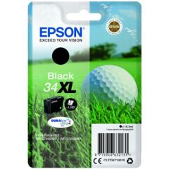 Epson 34XL Golfball Black High Yield Ink Cartridge 16ml - C13T34714010 Image