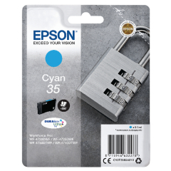 Epson Singlepack Cyan 35 DURABrite Ultra Ink C13T35824010 Image