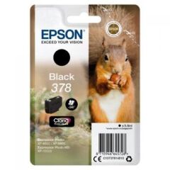 Epson 378 Squirrel Black Standard Capacity Ink Cartridge 5.5ml - C13T37814010 Image