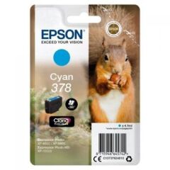Epson 378 Squirrel Cyan Standard Capacity Ink Cartridge 4ml - C13T37824010 Image