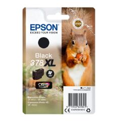 Epson 378XL Squirrel Black High Yield Ink Cartridge 11ml - C13T37914010 Image