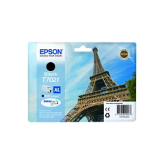 Epson T7021 Eiffel Tower Black High Yield Ink Cartridge 45ml - C13T70214010 Image
