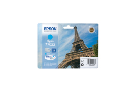 Epson T7022 Eiffel Tower Cyan High Yield Ink Cartridge 21ml - C13T70224010