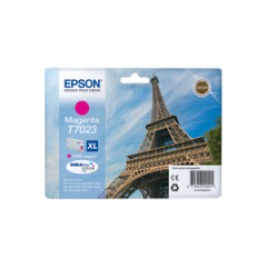 Epson T7023 Eiffel Tower Magenta High Yield Ink Cartridge 21ml - C13T70234010 Image