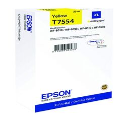 Epson T7554 Yellow Ink Cartridge 39ml - C13T755440 Image