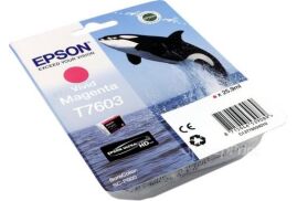 Epson T7603 Killer Whale Vivid Magenta Standard Capacity Ink Cartridge 26ml - C13T76034010