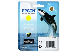 Epson T7604 Killer Whale Yellow Standard Capacity Ink Cartridge 26ml - C13T76044010