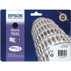 Epson 79XL Tower of Pisa Black High Yield Ink Cartridge 42ml - C13T79014010 Image