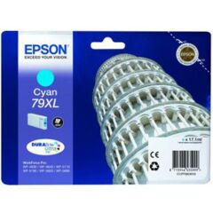 Epson 79XL Tower of Pisa Cyan High Yield Ink Cartridge 17ml - C13T79024010 Image