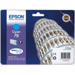Epson 79 Tower of Pisa Cyan Standard Capacity Ink Cartridge 6.5ml - C13T79124010 Image
