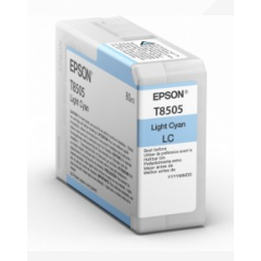 Epson T8505 Light Cyan Ink Cartridge 80ml - C13T850500 Image