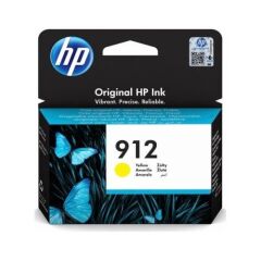 HP 912 Yellow Standard Capacity Ink Cartridge 3ml for HP OfficeJet Pro 8010/8020 series - 3YL79AE Image