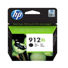 HP 912XL Black High Yield Ink Cartridge 22ml for HP OfficeJet Pro 8010/8020 series - 3YL84AE Image