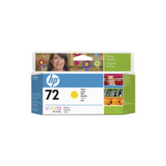 HP 72 Yellow Standard Capacity Ink Cartridge 130ml - C9373A Image