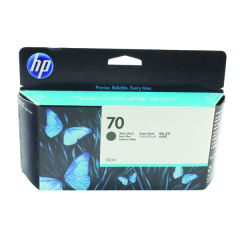 HP 70 Black Inkjet Cartridge (High Yield, 130ml) C9448A Image