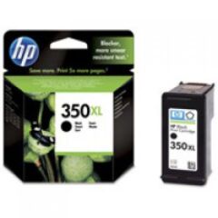 HP 350XL Black High Yield Ink Cartridge 25ml - CB336E Image