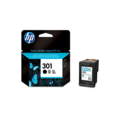 HP 301 Black Ink Cartridge - Standard Capacity 3ml - CH561EE Image