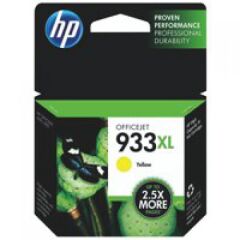 HP 933XL Yellow High Yield Ink Cartridge 9ml for HP OfficeJet 6100/6600/6700/7110/7510/7612 - CN056AE Image