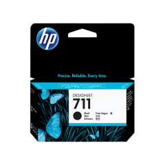 HP 711 Black Standard Capacity Ink Cartridge 38 ml - CZ129A Image