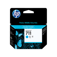 HP 711 Cyan Standard Capacity Ink Cartridge 29ml - CZ130A Image