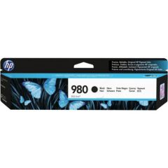 HP 980 Black Standard Capacity Ink Cartridge 204ml for HP OfficeJet Enterprise Color X555/X585 - D8J10A Image