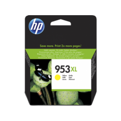 HP 953XL Yellow High Yield Ink Cartridge 20ml for HP OfficeJet Pro 8210/8710/8720/8730/8740 - F6U18AE Image