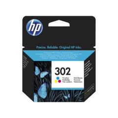 HP 302 Tricolour Standard Capacity Ink Cartridge 4ml - F6U65AE Image
