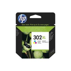 HP 302XL Tricolour Standard Capacity Ink Cartridge 8ml - F6U67AE Image