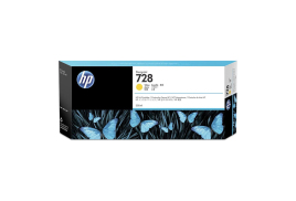 HP 728 Yellow Extra High Capacity Ink Cartridge 300ml - F9K15A