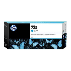 HP 728 Cyan Extra High Capacity Ink Cartridge 300ml - F9K17A Image