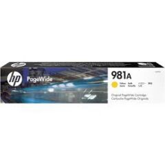 HP 981A Yellow Standard Capacity Ink Cartridge 70ml for HP PageWide Enterprise Color 556/586 - J3M70A Image