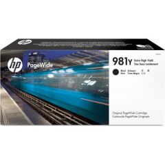 HP 981Y Black High Yield Ink Cartridge 345ml for HP PageWide Enterprise Color 556/586 - L0R16A Image