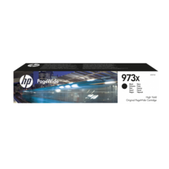 HP 973X Black High Yield Ink Cartridge 183ml for HP PageWide Pro 452/477 - L0S07AE Image