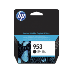 HP 953 Black Standard Capacity Ink Cartridge 24ml for HP OfficeJet Pro 8210/8710/8720/8730/8740 - L0S58AE Image