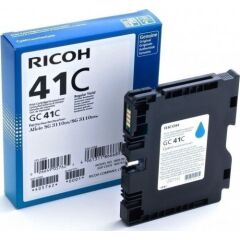 Ricoh GC41C Cyan Standard Capacity Gel Ink Cartridge 2.2k pages - 405762 Image