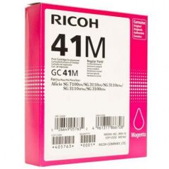 Ricoh GC41M Magenta Standard Capacity Gel Ink Cartridge 2.2k pages - 405763 Image