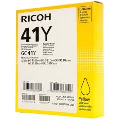 Ricoh GC41Y Yellow Standard Capacity Gel Ink Cartridge 2.2k pages - 405764 Image