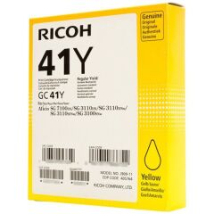Ricoh GC41YL Yellow Standard Capacity Gel Ink Cartridge 600 pages - 405768 Image