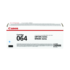 Canon Cartridge 064 Cyan Laser Toner Cartridge 4935C001 Image