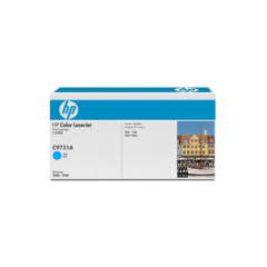 HP 645A Cyan Standard Capacity Toner Cartridge 12K pages for HP Color LaserJet 5500/5550 - C9731A Image
