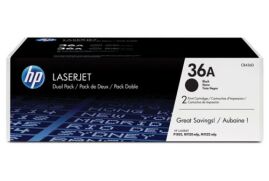 HP 36A Black Standard Capacity Toner Cartridge 2K pages Twinpack for HP LaserJet M1120/M1522/P1505 - CB436AD