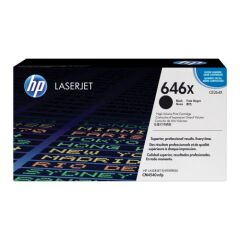 HP 646X Black High Yield Toner Cartridge 17K pages for HP Color LaserJet Enterprise CM4540 - CE264X Image