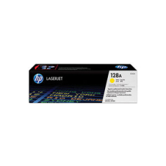 HP 128A Yellow Standard Capacity Toner Cartridge 1.3K pages for HP LaserJet Pro CM1415/CP1525 - CE322A Image