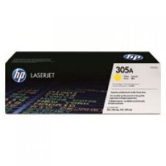 HP 305A Yellow Standard Capacity Toner Cartridge 2.6K pages for HP LaserJet Pro M351/M375/M451/M475 - CE412A Image