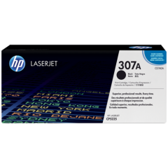 HP 307A Black Standard Capacity Toner Cartridge 7K pages for HP Color LaserJet CP5225 - CE740A Image