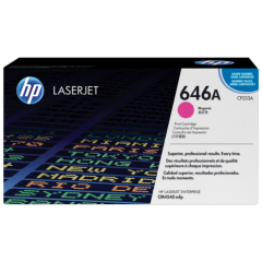 HP 646A Magenta Standard Capacity Toner Cartridge 12.5K pages for HP Color LaserJet Enterprise CM4540 - CF033A Image